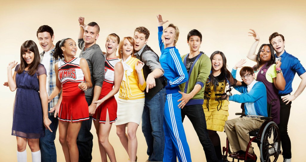 The cast of Glee