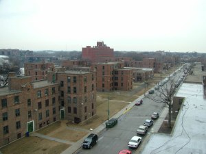 Lathrop Homes, Hoyne Ave. south of Diversey Ave.