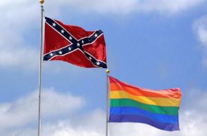 Confederate-flag-Rainbow-flag