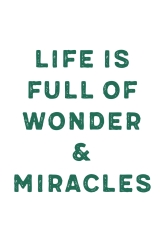 Life is Full of Wonder and Miracles